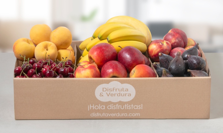 Cesta de fruta para oficina de seis variedades