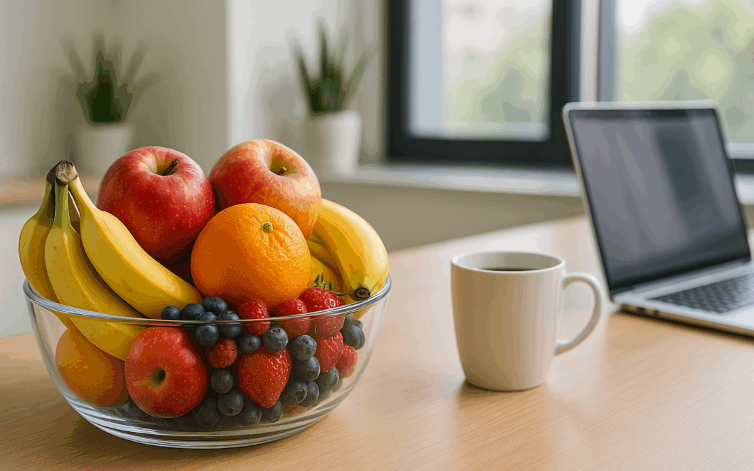 Cómo reducir el consumo de café con fruta fresca