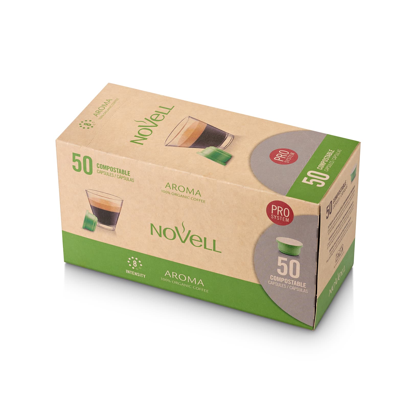 Cafés Novell Cremoso cápsulas compostables