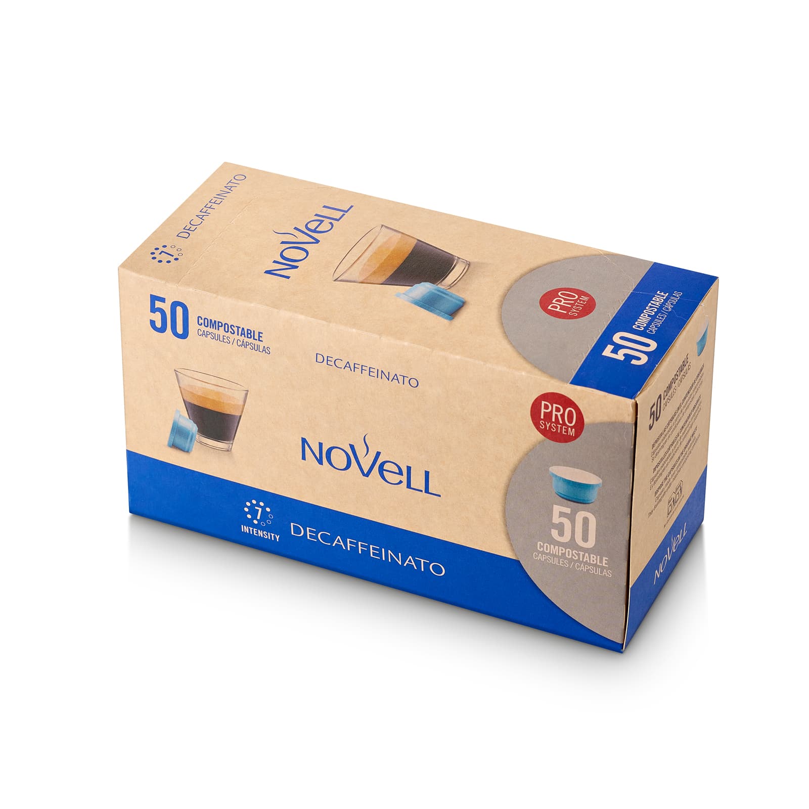 Cafés Novell Intenso cápsulas compostables